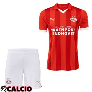 Prima Maglia PSV Eindhoven Bambino Rosso 2023/2024