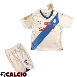 Seconda Maglia Al-Hilal FC Bambino Bianco 2023/2024  Seconda Maglia Al-Hilal FC Bambino Bianco 2023/2024