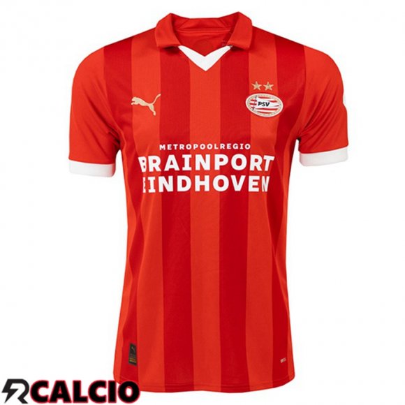 Prima Maglia PSV Eindhoven Rosso 2023/2024  Prima Maglia PSV Eindhoven Rosso 2023/2024