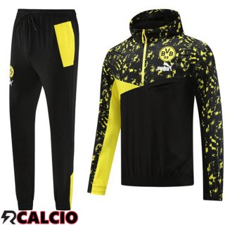 Insieme Giacca A Vento Dortmund BVB Nero Giallo 2023/2024