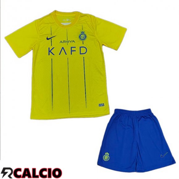 Prima Maglia Al-Nassr FC Bambino Giallo 2023/2024