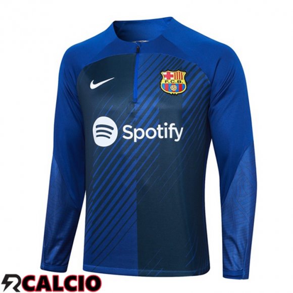 Training Sweatshirt FC Barcellona Blu 2023/2024  Training Sweatshirt FC Barcellona Blu 2023/2024