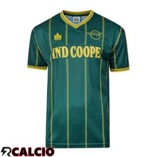 Seconda Maglia Leicester City Retro Verde 1984