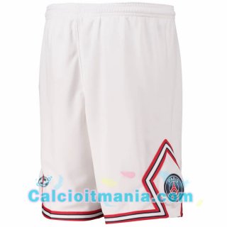 Quarto Pantaloncini Calcio Jordan Paris PSG Bianco 2021/2022  Quarto Pantaloncini Calcio Jordan Paris PSG Bianco 2021/2022