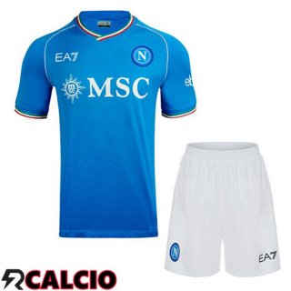 Prima Maglia SSC Napoli Bambino Blu 2023/2024