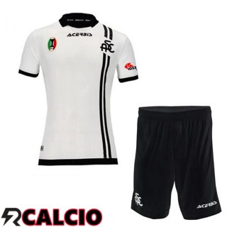 Prima Maglia Spezia Calcio Bambino Bianco 2021 2022