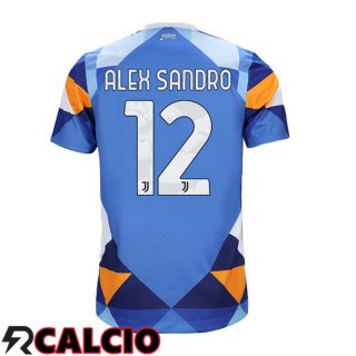 Quarto Maglia Juventus (ALEX SANDRO 12) Blu 2021/2022  Quarto Maglia Juventus (ALEX SANDRO 12) Blu 2021/2022