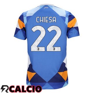 Quarto Maglia Juventus (CHIESA 22) Blu 2021/2022  Quarto Maglia Juventus (CHIESA 22) Blu 2021/2022
