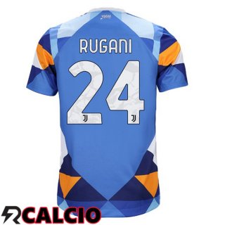Quarto Maglia Juventus (RUGANI 24) Blu 2021/2022  Quarto Maglia Juventus (RUGANI 24) Blu 2021/2022