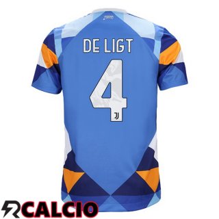 Quarto Maglia Juventus (DE LIGT 4) Blu 2021/2022  Quarto Maglia Juventus (DE LIGT 4) Blu 2021/2022