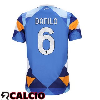 Quarto Maglia Juventus (DANILO 6) Blu 2021/2022  Quarto Maglia Juventus (DANILO 6) Blu 2021/2022