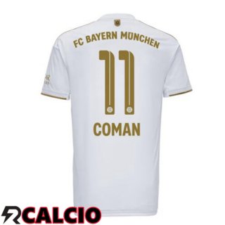 Seconda Maglia Bayern Monaco (Coman 11) Bianco 22/23