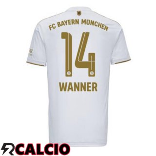 Seconda Maglia Bayern Monaco (Wanner 14) Bianco 22/23  Seconda Maglia Bayern Monaco (Wanner 14) Bianco 22/23