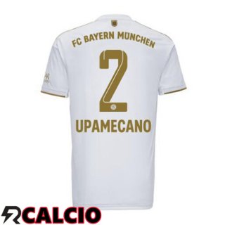 Seconda Maglia Bayern Monaco (Upamecano 2) Bianco 22/23