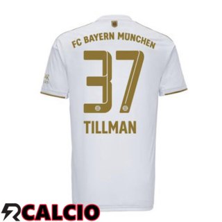 Seconda Maglia Bayern Monaco (Tillman 37) Bianco 22/23  Seconda Maglia Bayern Monaco (Tillman 37) Bianco 22/23
