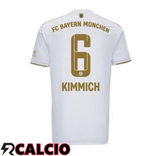 Seconda Maglia Bayern Monaco (Kimmich 6) Bianco 22/23