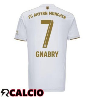 Seconda Maglia Bayern Monaco (Gnabry 7) Bianco 22/23  Seconda Maglia Bayern Monaco (Gnabry 7) Bianco 22/23