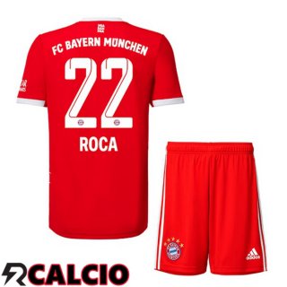 Prima Maglia Bayern Monaco (Roca 22) Bambino Rosso 2022/2023