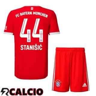 Prima Maglia Bayern Monaco (Stanišić 44) Bambino Rosso 2022/2023