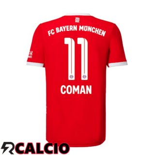 Prima Maglia Bayern Monaco (Coman 11) Rosso 2022/2023