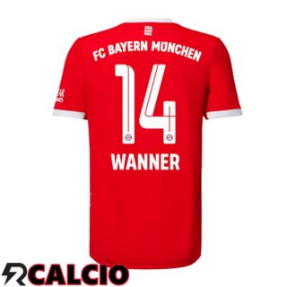 Prima Maglia Bayern Monaco (Wanner 14) Rosso 2022/2023