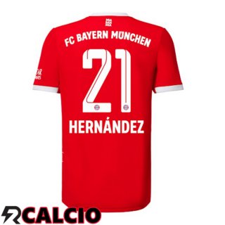 Prima Maglia Bayern Monaco (Hernández 21) Rosso 2022/2023