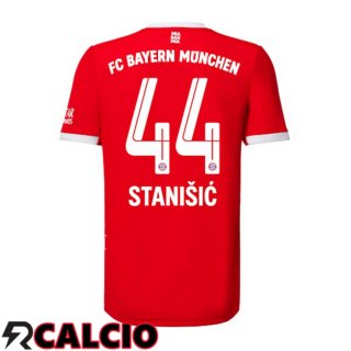 Prima Maglia Bayern Monaco (Stanišić 44) Rosso 2022/2023  Prima Maglia Bayern Monaco (Stanišić 44) Rosso 2022/2023