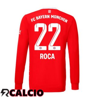Prima Maglia Bayern Monaco (Roca 22) Manica Lunga Rosso 2022/2023