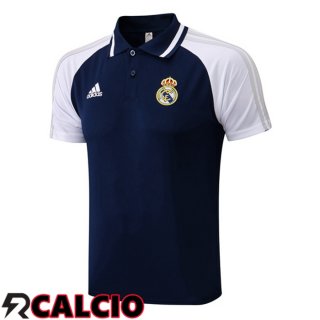 Maglia Polo Real Madrid Blu Royal 2021/2022  Maglia Polo Real Madrid Blu Royal 2021/2022