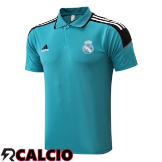Maglia Polo Real Madrid Verde Nero 2021/2022  Maglia Polo Real Madrid Verde Nero 2021/2022