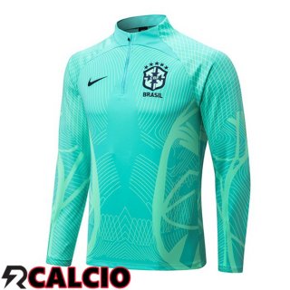 Felpa Allenamento Brasile Verde 2022/2023