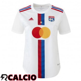 Prima Maglia Lyon OL Donna Bianco 22/23  Prima Maglia Lyon OL Donna Bianco 22/23