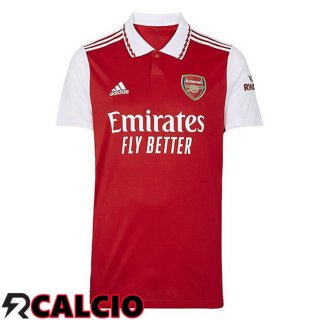Prima Maglia Arsenal Rosso Bianco 2022/2023  Prima Maglia Arsenal Rosso Bianco 2022/2023