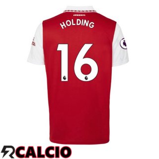 Prima Maglia Arsenal (HOLDING 16) Rosso Bianco 2022/2023  Prima Maglia Arsenal (HOLDING 16) Rosso Bianco 2022/2023