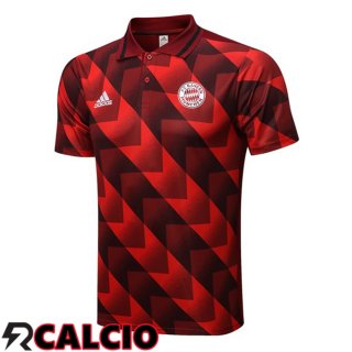 Maglia Polo Bayern Monaco Rosso 2022/2023  Maglia Polo Bayern Monaco Rosso 2022/2023