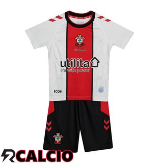 Prima Maglia Southampton FC Bambino Rosso Bianco 22/23