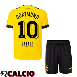 Prima Maglia Dortmund BVB (Hazard 10) Bambino Giallo 2022/2023