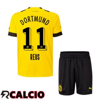 Prima Maglia Dortmund BVB (Reus 11) Bambino Giallo 2022/2023
