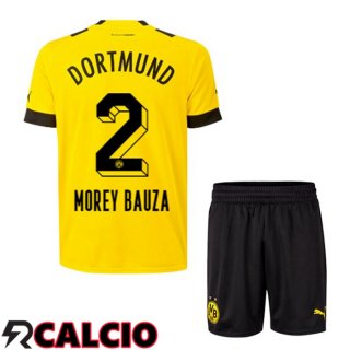 Prima Maglia Dortmund BVB (Morey Bauza 2) Bambino Giallo 2022/2023