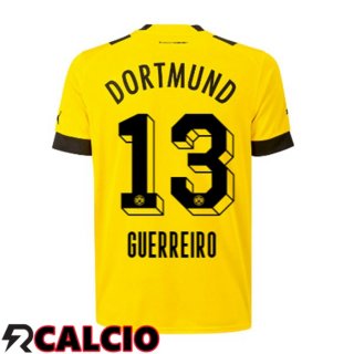 Prima Maglia Dortmund BVB (Guerreiro 13) Giallo 2022/2023  Prima Maglia Dortmund BVB (Guerreiro 13) Giallo 2022/2023