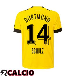 Prima Maglia Dortmund BVB (Schulz 14) Giallo 2022/2023  Prima Maglia Dortmund BVB (Schulz 14) Giallo 2022/2023