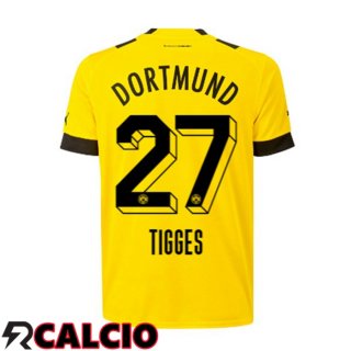 Prima Maglia Dortmund BVB (Tigges 27) Giallo 2022/2023  Prima Maglia Dortmund BVB (Tigges 27) Giallo 2022/2023