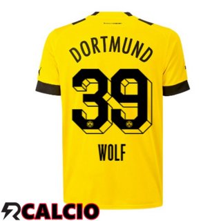Prima Maglia Dortmund BVB (Wolf 39) Giallo 2022/2023  Prima Maglia Dortmund BVB (Wolf 39) Giallo 2022/2023