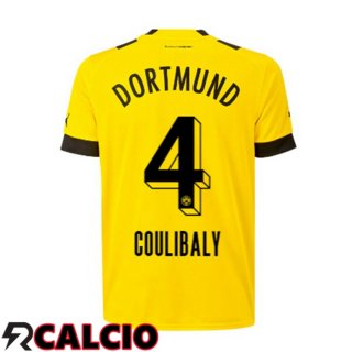 Prima Maglia Dortmund BVB (Coulibaly 4) Giallo 2022/2023  Prima Maglia Dortmund BVB (Coulibaly 4) Giallo 2022/2023