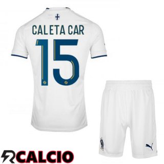 Prima Maglia Marsiglia (CALETA CAR 15) Bambino Bianco 22/23