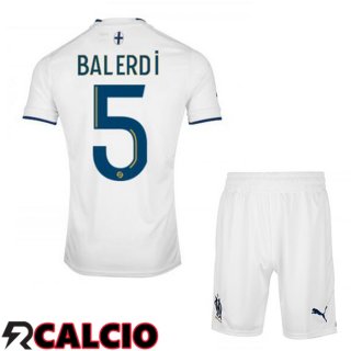 Prima Maglia Marsiglia (BALERDI 5) Bambino Bianco 22/23