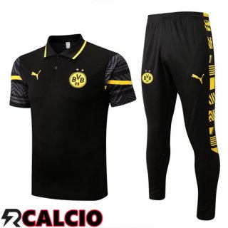 Maglia Polo Dortmund BVB + Pantaloni Nero 2022/2023  Maglia Polo Dortmund BVB + Pantaloni Nero 2022/2023
