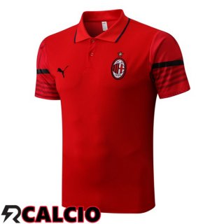 Maglia Polo AC Milan Rosso 2022/2023  Maglia Polo AC Milan Rosso 2022/2023
