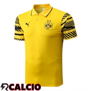 Maglia Polo Dortmund BVB Giallo 22/23  Maglia Polo Dortmund BVB Giallo 22/23