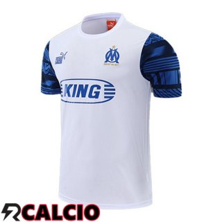 T Shirt Allenamento Marsiglia Bianco 2022/2023
